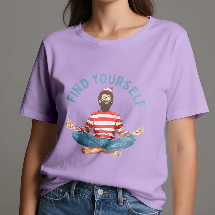 Olivenorma "Encuéntrate a ti mismo" Camiseta de algodón de meditación espiritual - image 19