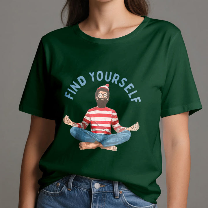 Olivenorma "Encuéntrate a ti mismo" Camiseta de algodón de meditación espiritual - image 21