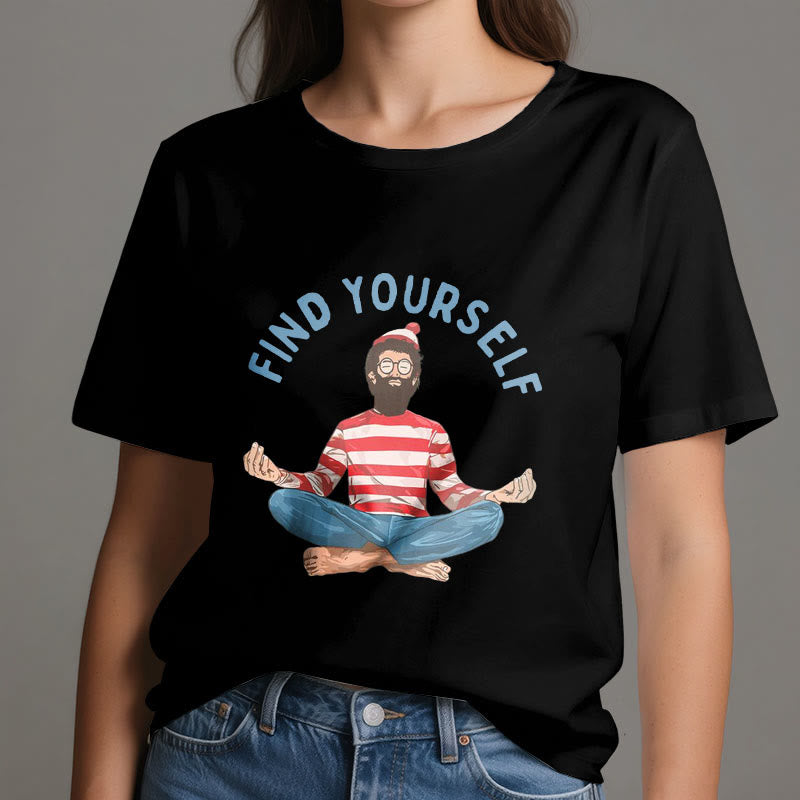 Olivenorma "Encuéntrate a ti mismo" Camiseta de algodón de meditación espiritual - image 9