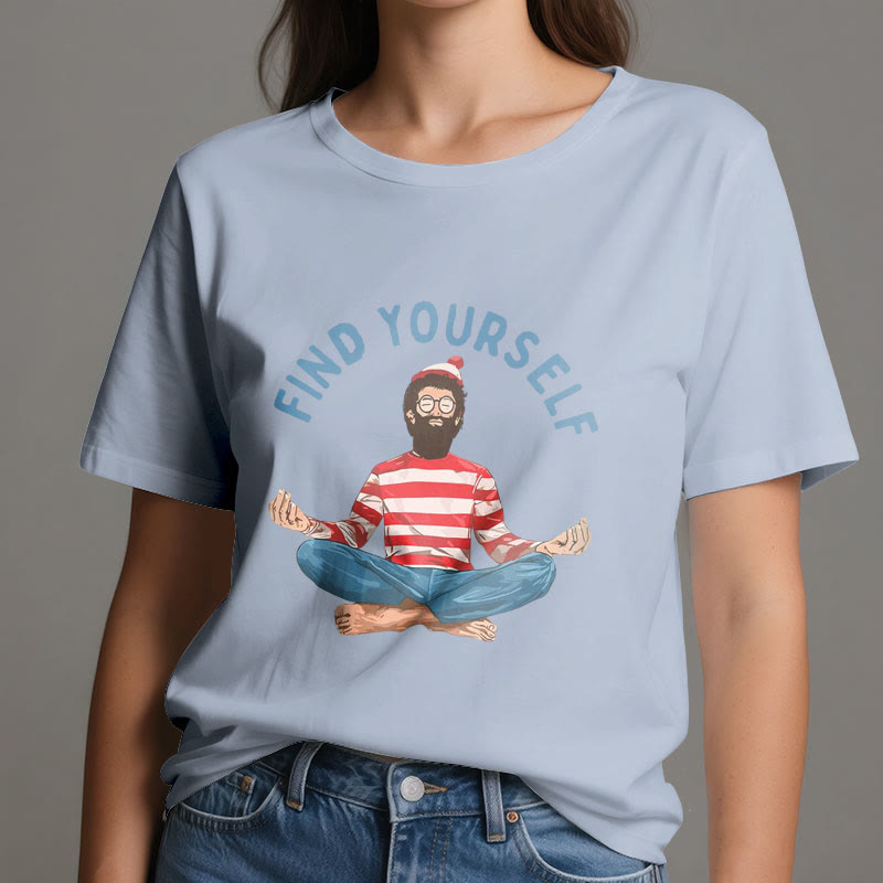 Olivenorma "Encuéntrate a ti mismo" Camiseta de algodón de meditación espiritual - image 15