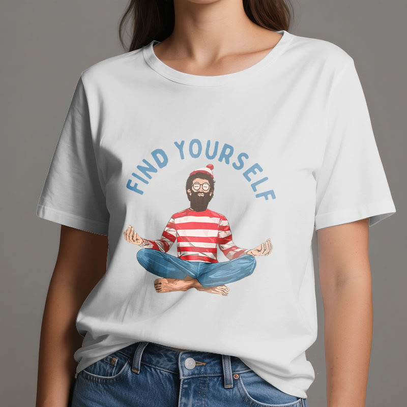 Olivenorma "Encuéntrate a ti mismo" Camiseta de algodón de meditación espiritual - image 7