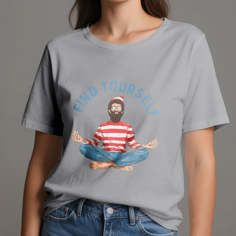 Olivenorma "Encuéntrate a ti mismo" Camiseta de algodón de meditación espiritual - image 11