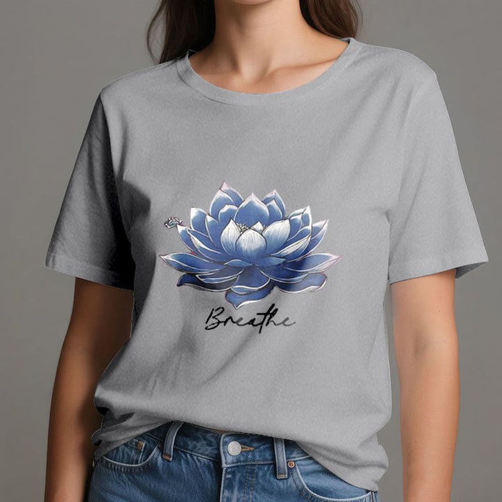 Camiseta espiritual Olivenorma "BREATHE" de Lotus Yoga Apparel - image 11