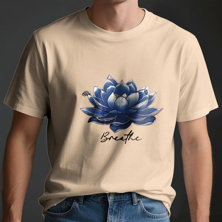Camiseta espiritual Olivenorma "BREATHE" de Lotus Yoga Apparel - image 4