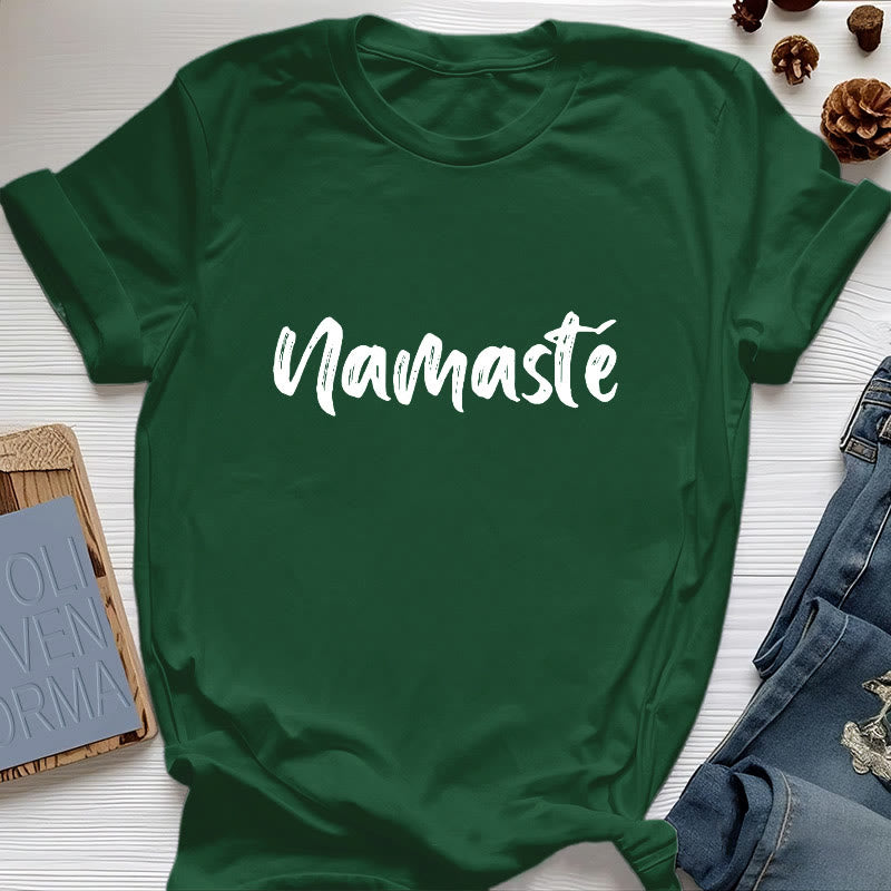 Olivenorma Namaste Yoga Camiseta unisex Pilates