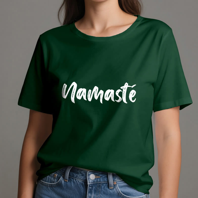 Olivenorma Namaste Yoga Camiseta unisex Pilates