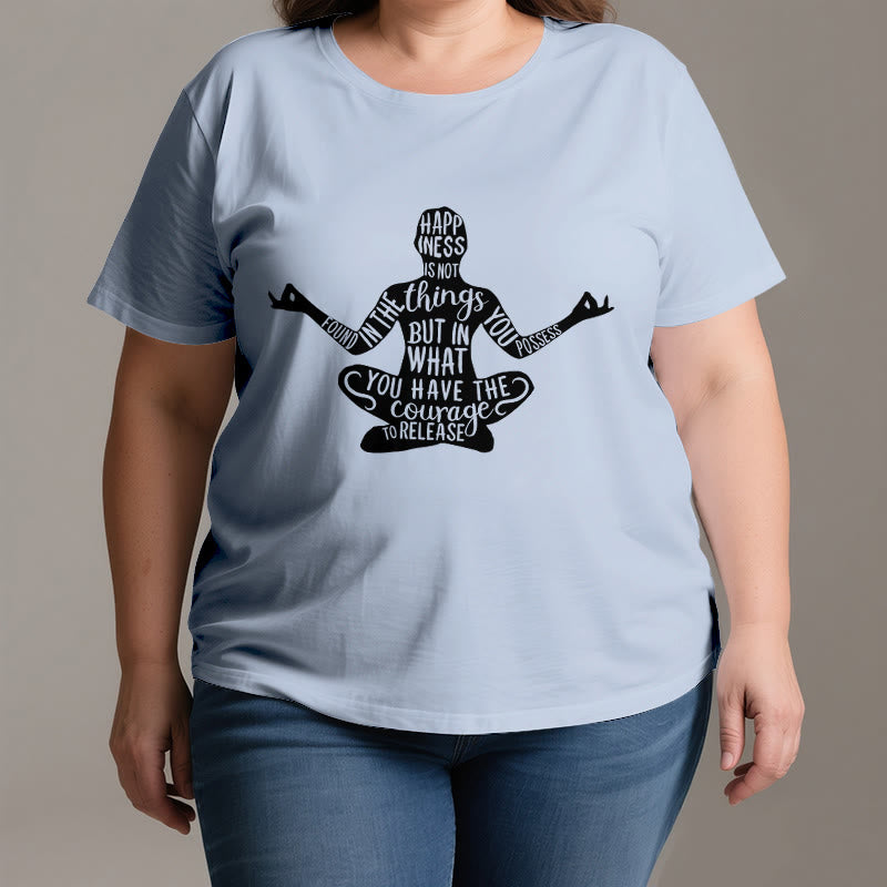 Camiseta de meditación Olivenorma de algodón para yoga espiritual - image 3