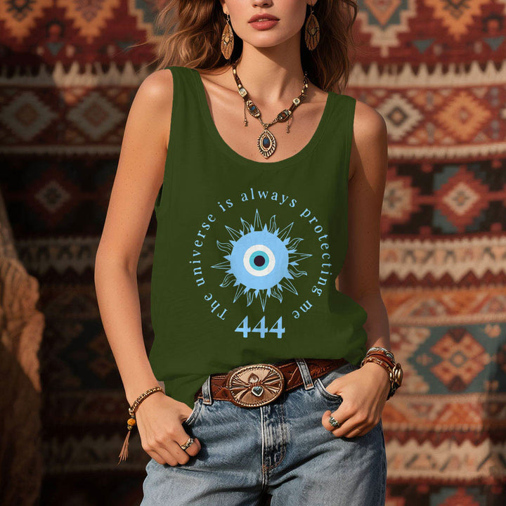 Olivenorma "444" - Camiseta espiritual de tirantes con protección contra el mal de ojo - image 13