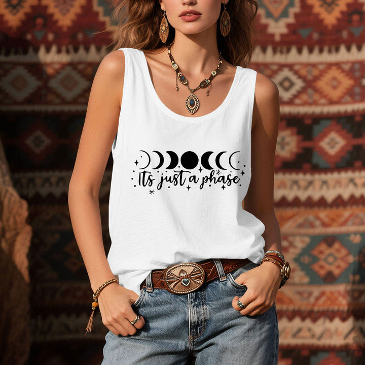 Olivenorma "Es solo una fase" Camiseta sin mangas suave y cómoda con pensamientos positivos - image 7