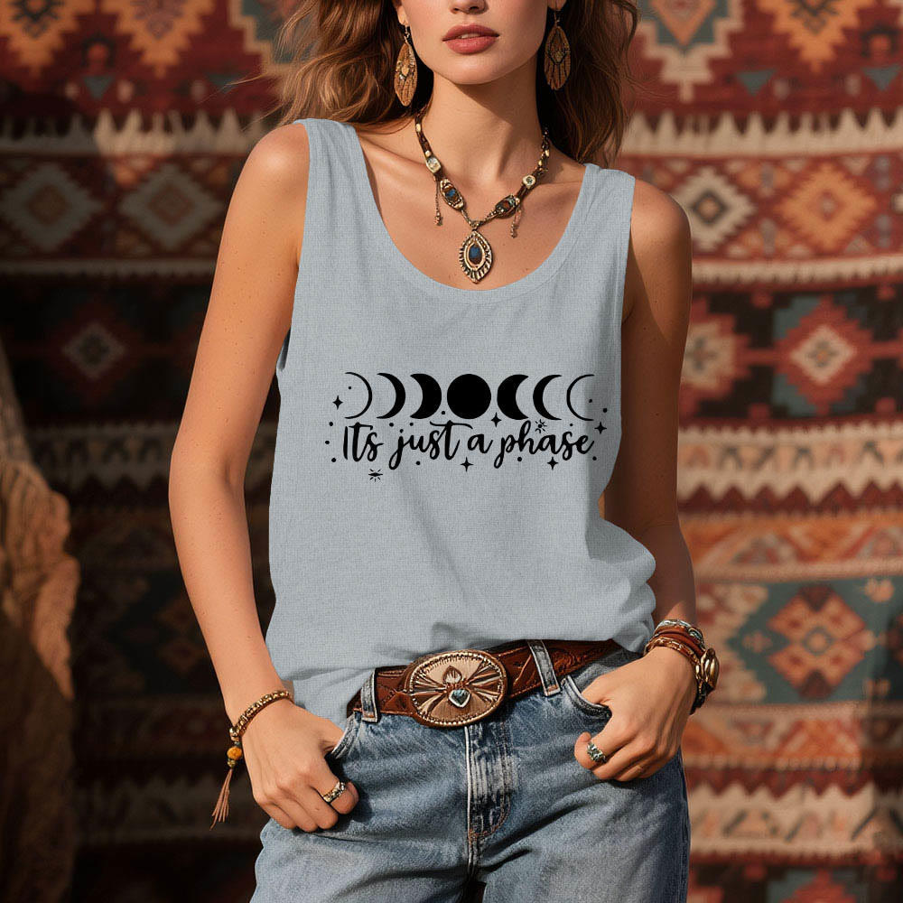Olivenorma "Es solo una fase" Camiseta sin mangas suave y cómoda con pensamientos positivos - image 9