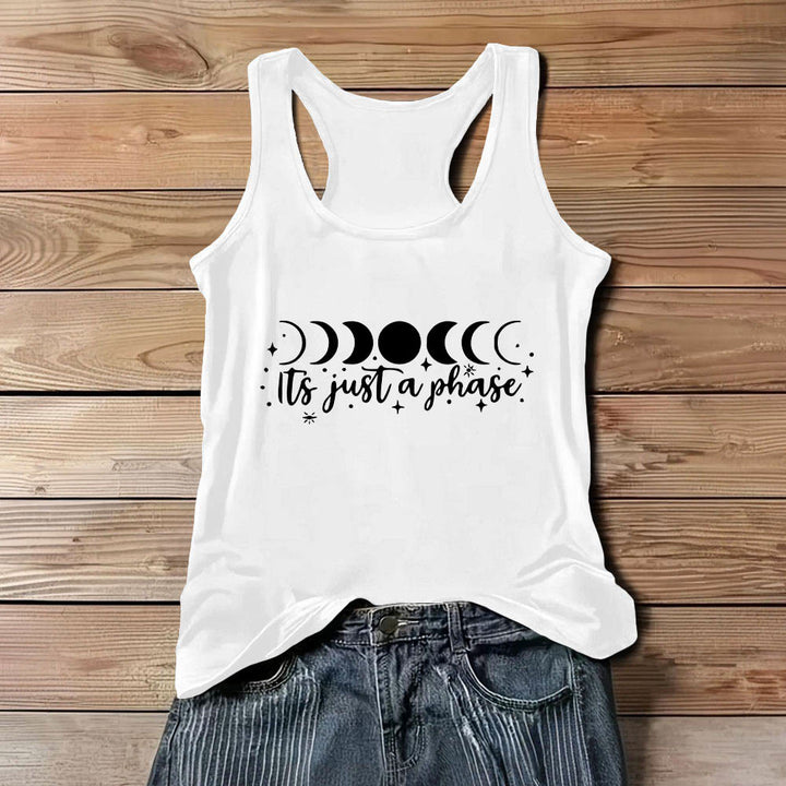 Olivenorma "Es solo una fase" Camiseta sin mangas suave y cómoda con pensamientos positivos - Blanco - 3XL - image 6
