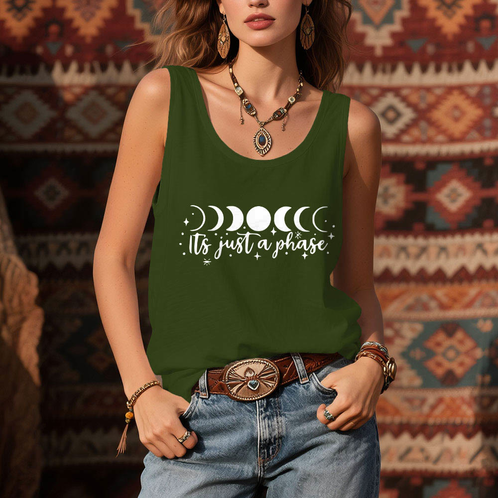 Olivenorma "Es solo una fase" Camiseta sin mangas suave y cómoda con pensamientos positivos - image 13
