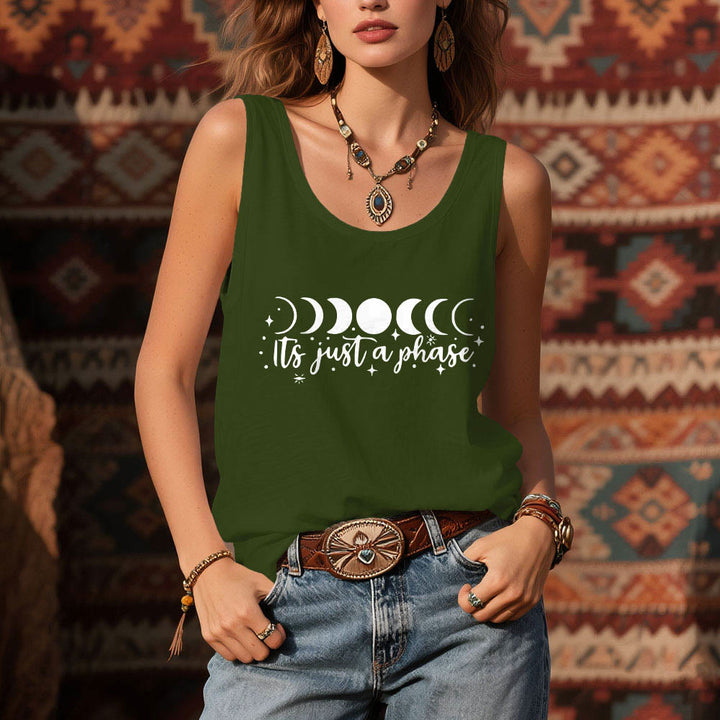 Olivenorma "Es solo una fase" Camiseta sin mangas suave y cómoda con pensamientos positivos - image 13