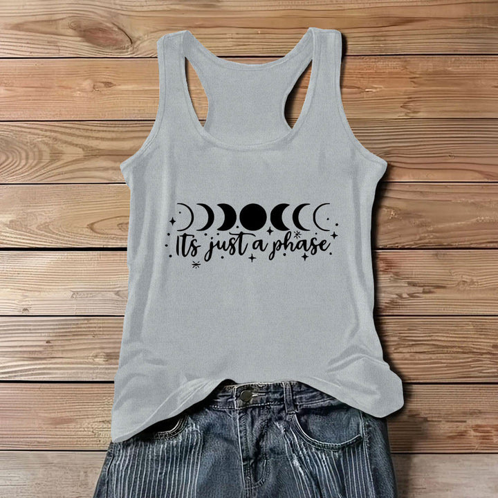 Olivenorma "Es solo una fase" Camiseta sin mangas suave y cómoda con pensamientos positivos - Gris - 3XL - image 8
