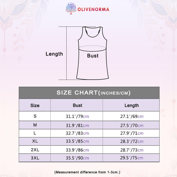 Camiseta sin mangas con estampado floral de mandala de Olivenorma para mujer  - image 4
