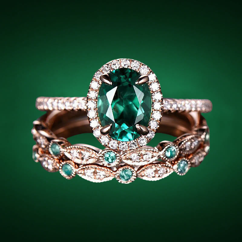 Anillo de jardín de la ninfa Olivenorma - Estados Unidos 11 - Esmeralda - image 5