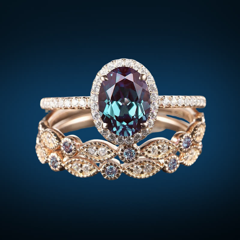 Anillo de jardín de la ninfa Olivenorma - Estados Unidos 11 - Alejandrita - image 1