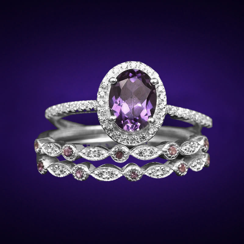 Anillo de jardín de la ninfa Olivenorma - Estados Unidos 11 - Amatista - image 7