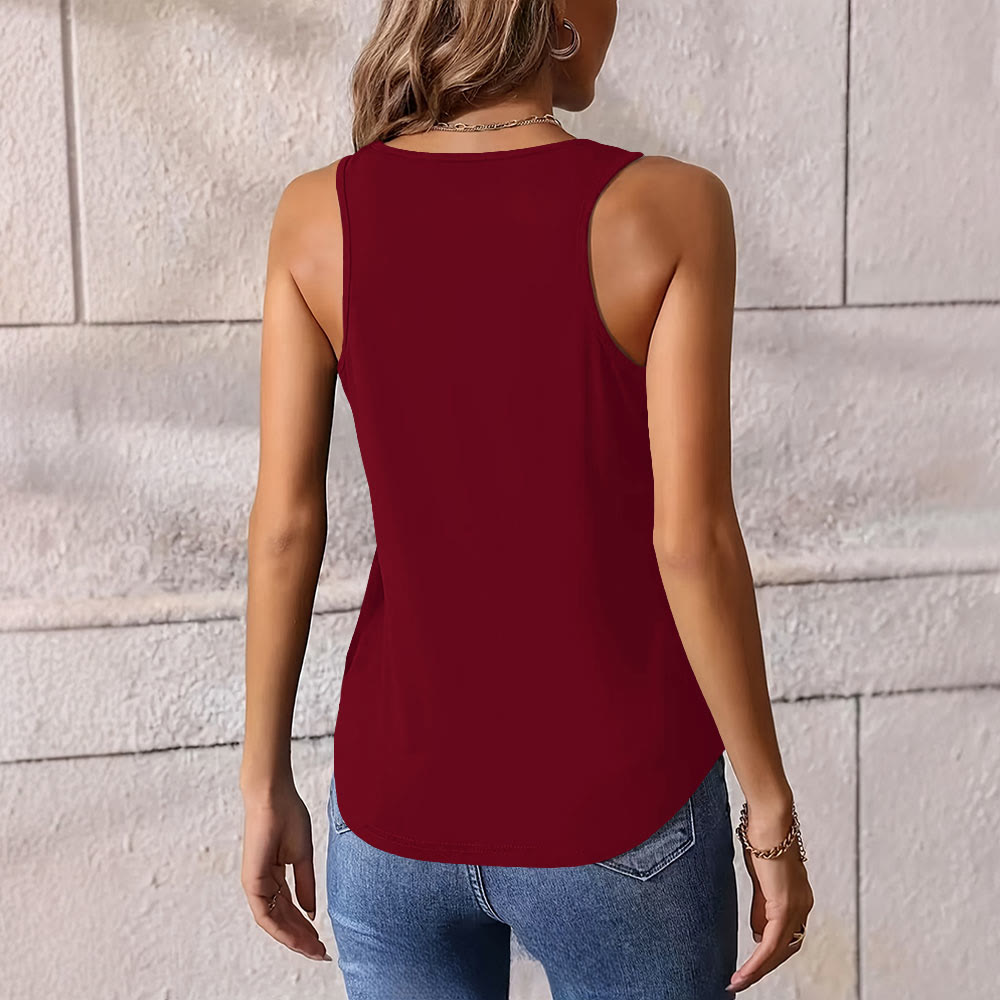 Camiseta sin mangas Olivenorma "COME MÁS PLANTAS, HAZ MÁS YOGA" - image 3