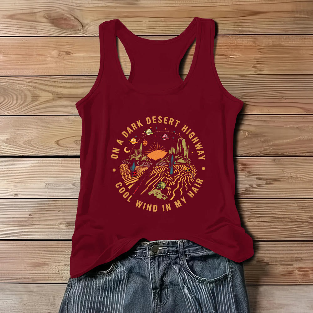 Olivenorma - Camiseta informal de verano para mujer, cuello redondo, sin mangas - Rojo - 3XL - image 1