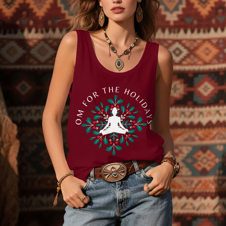 Camiseta sin mangas de entrenamiento Olivenorma Om for the Holidays - image 8