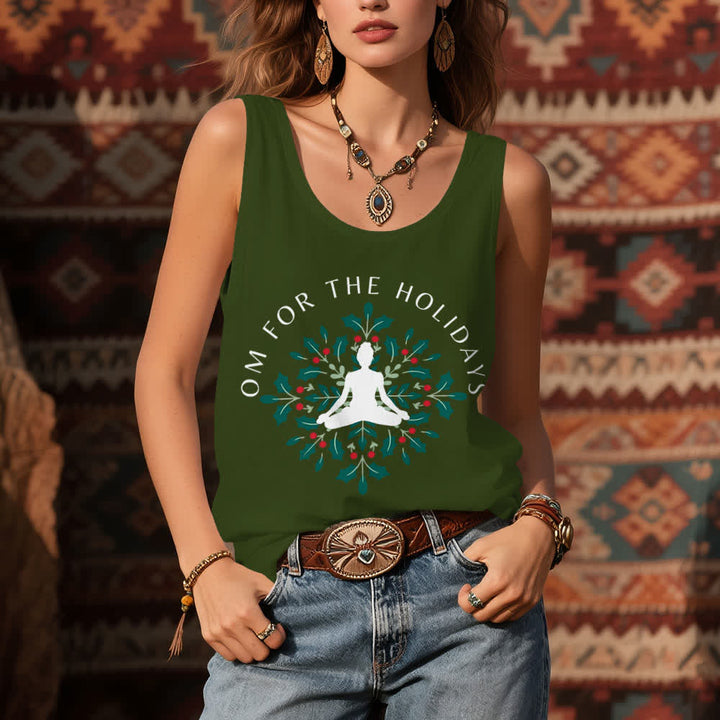 Camiseta sin mangas de entrenamiento Olivenorma Om for the Holidays - image 10