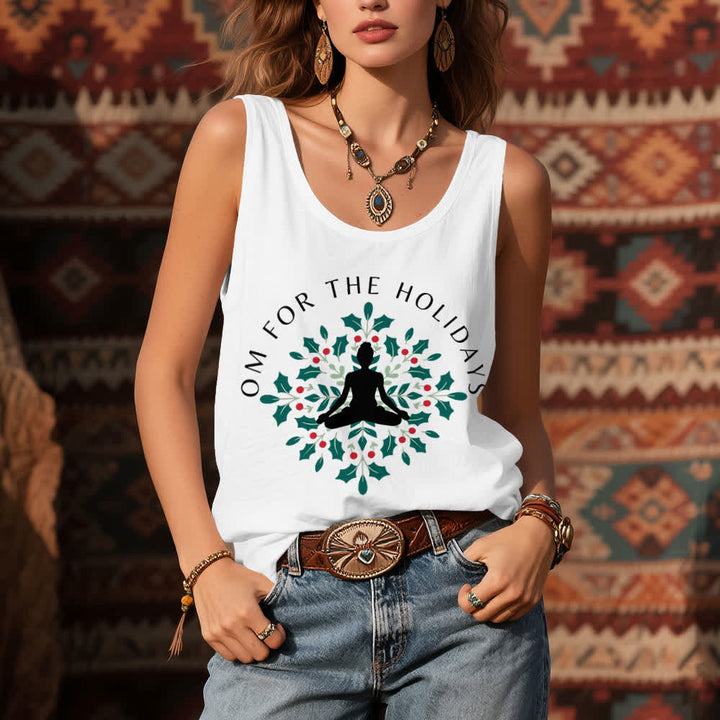 Camiseta sin mangas de entrenamiento Olivenorma Om for the Holidays - image 2