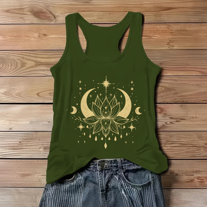 Olivenorma Yoga Lotus Camisetas sin mangas con espalda cruzada - Verde - 3XL - image 9