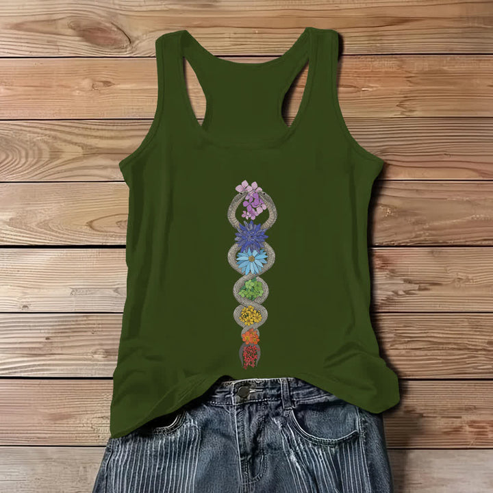 Camiseta Olivenorma del Despertar de la Kundalini de los 7 Chakras - Verde - 3XL - image 9