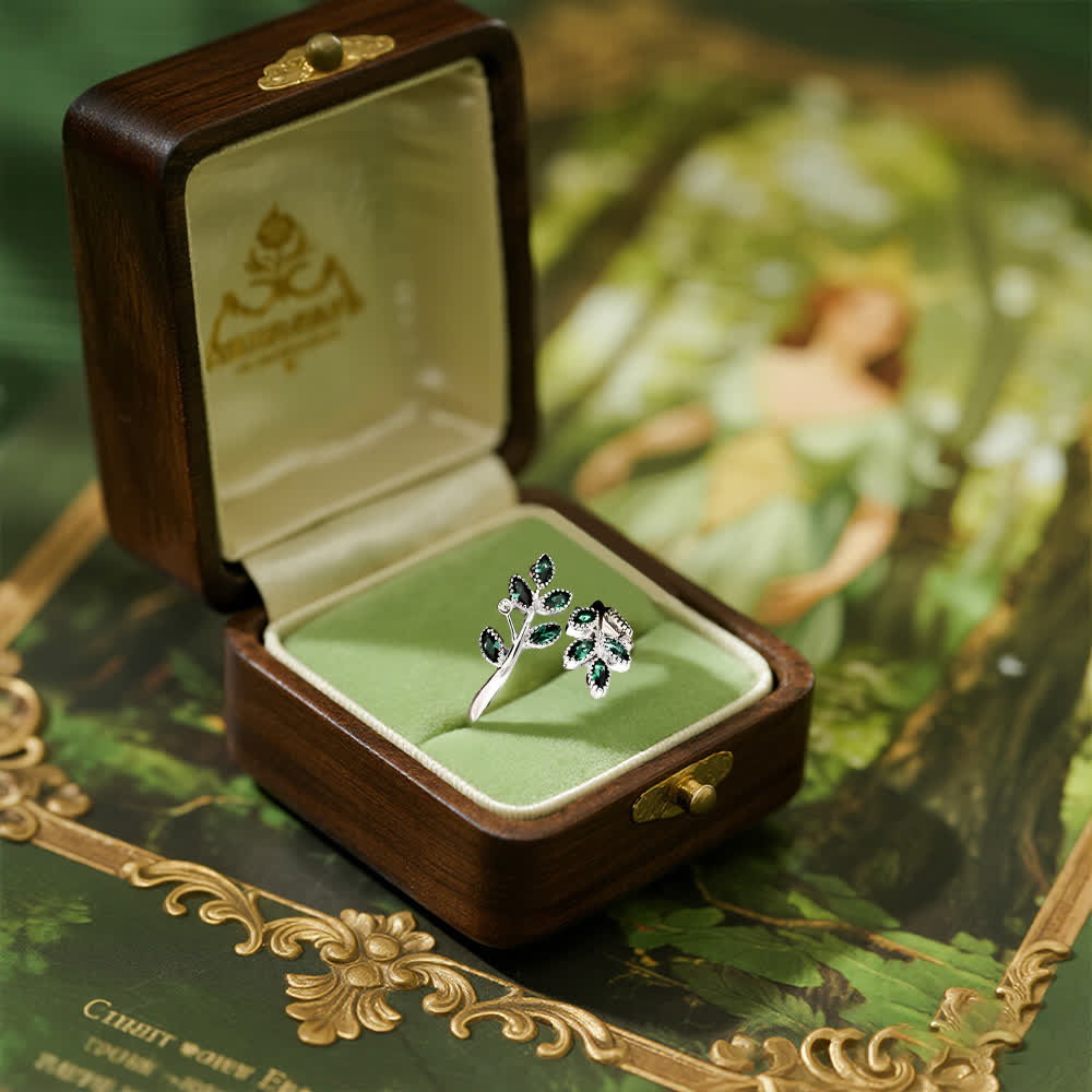 Anillo de hojas majestuosas del bosque de Olivenorma - image 3