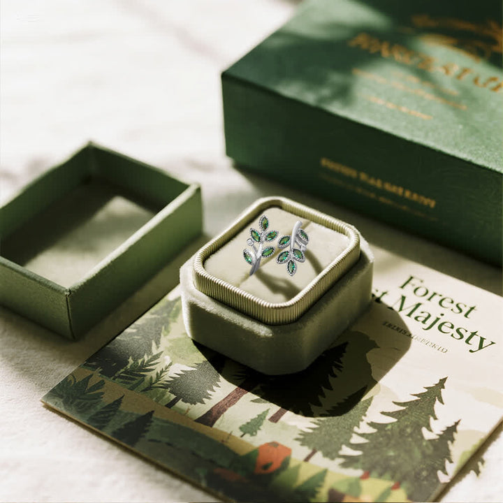 Anillo de hojas majestuosas del bosque de Olivenorma - image 9