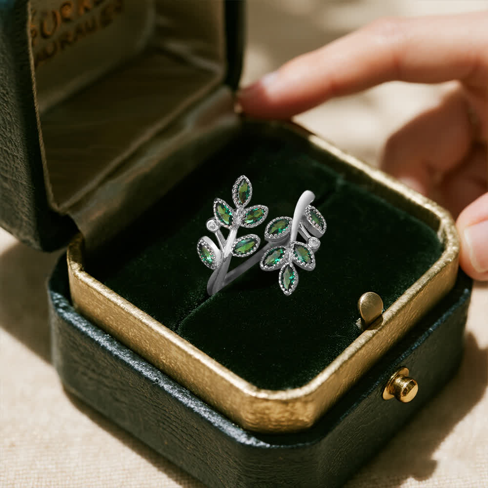 Anillo de hojas majestuosas del bosque de Olivenorma - image 8