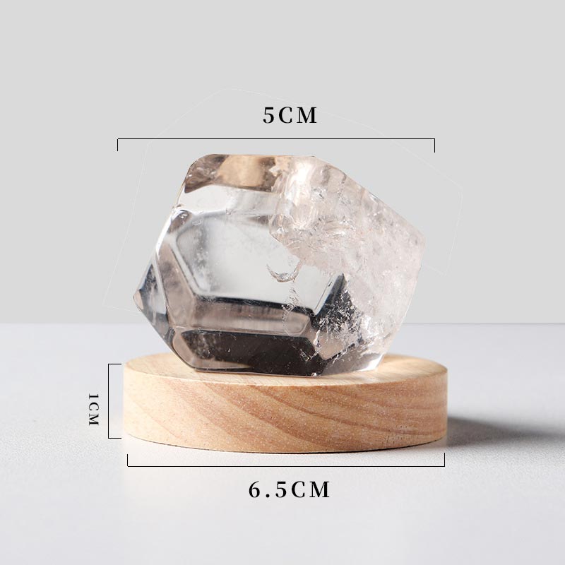 Lámpara USB de cristal natural Olivenorma
