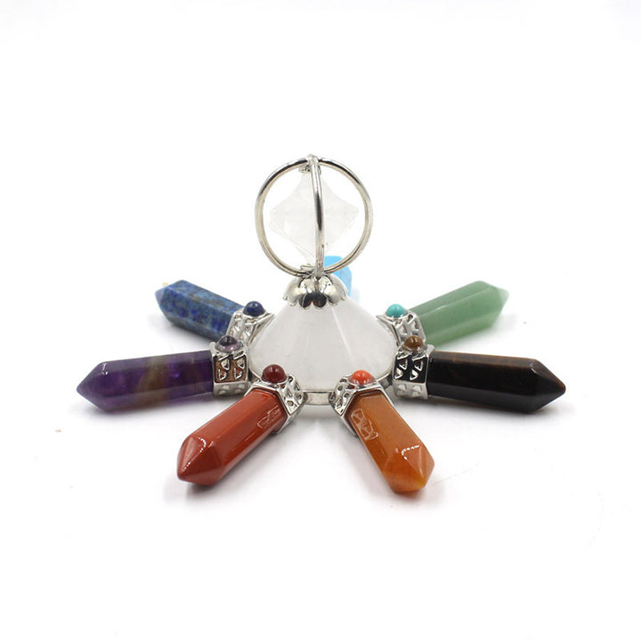 Decoración de chakras con cristales naturales de Olivenorma