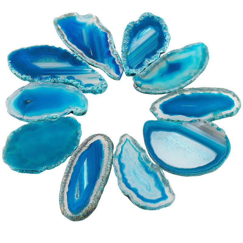 Piedras preciosas decorativas de ágata laminada natural de Olivenorma