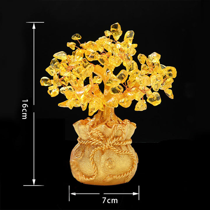 Árbol de la vida citrino según el Feng Shui 