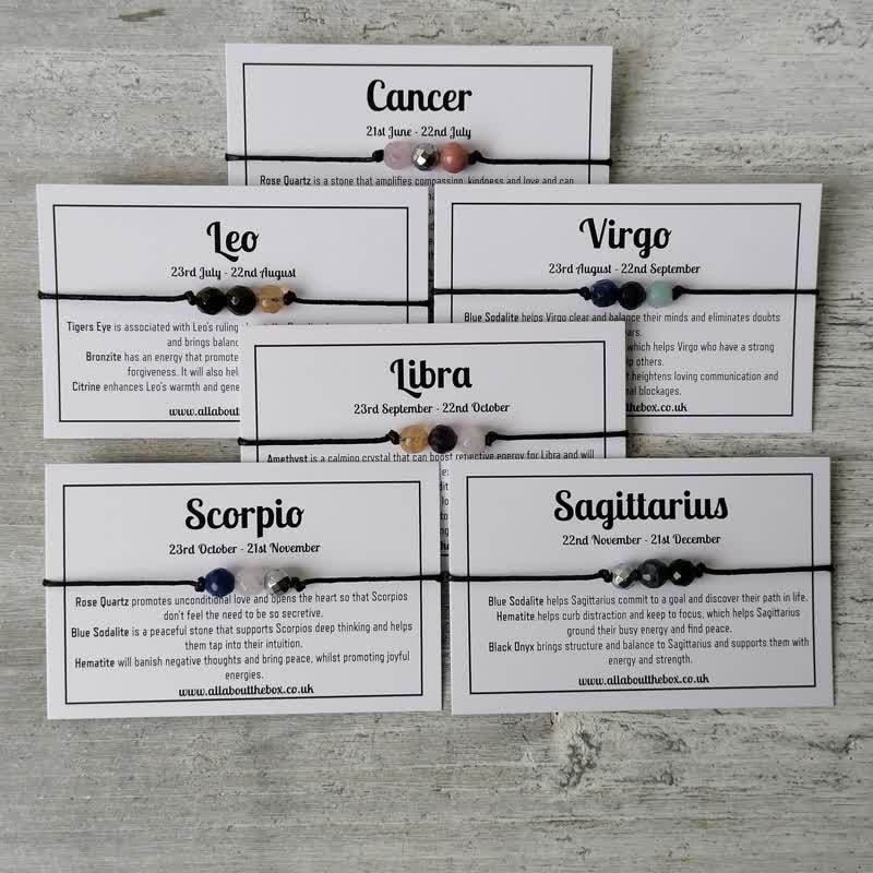 Pulsera mágica de 12 estrellas con cuentas de cristal.