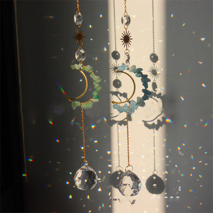 Atrapasol de luna Olivenorma para colgar en la pared