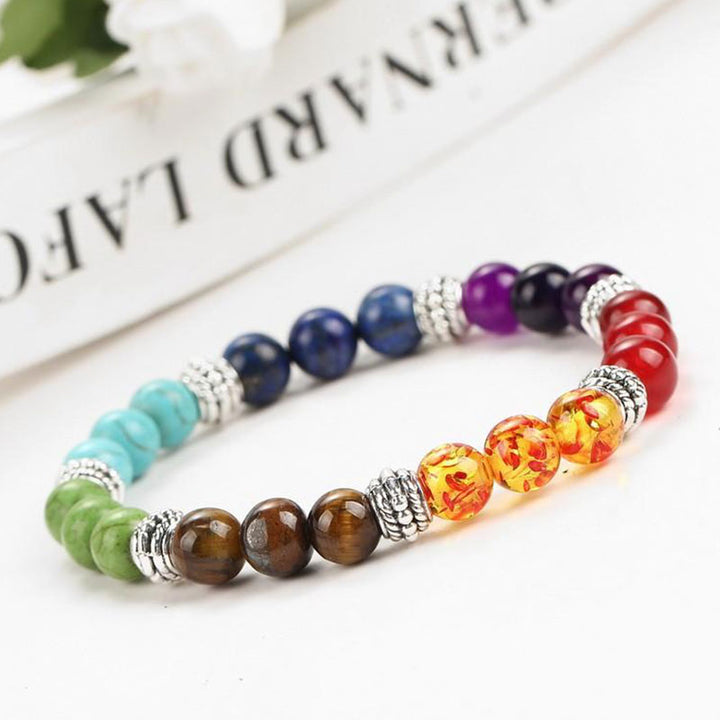Pulsera de orgón con chakras de Olivenorma 