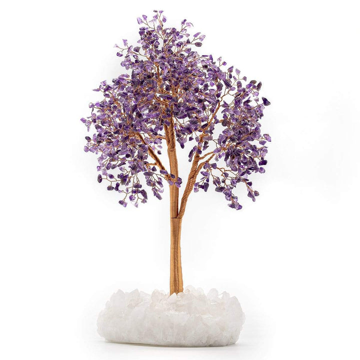 Árbol del Feng Shui con piedra amatista Olivenorma Awaken Intuition