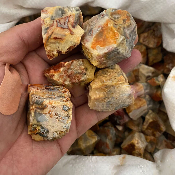 Piedra natural fluorita arcoíris cristalina de Olivenorma
