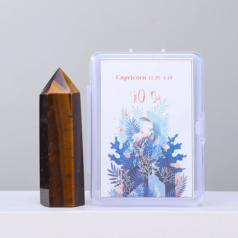 Juego de adornos de doce constelaciones con varitas de cristal natural de Olivenorma