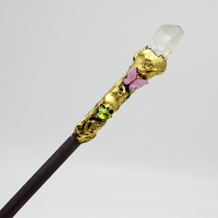 Varitas de cristal de hada de la luna, el sol y la estrella de Olivenorma