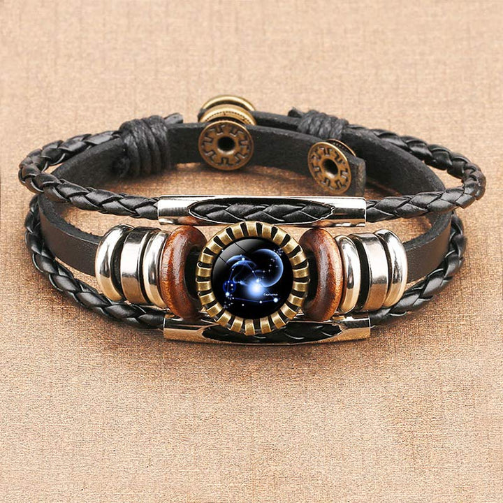 Pulsera retro del zodiaco Olivenorma