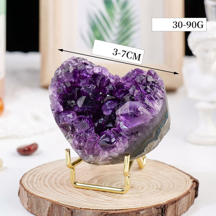Cúmulo de cristales de amatista de Olivenorma, piedra natural