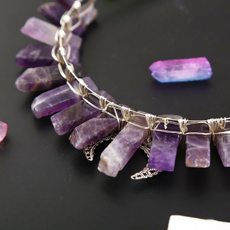 Corona de cristal con forma de estrella y luna tridimensional de Olivenorma