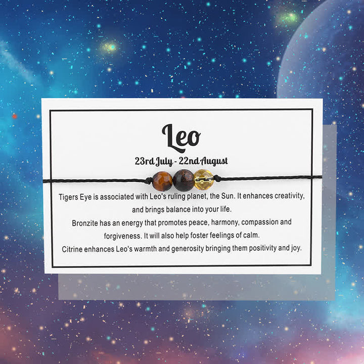 Pulsera mágica de 12 estrellas con cuentas de cristal.