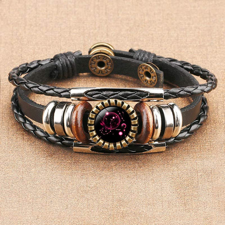 Pulsera retro del zodiaco Olivenorma