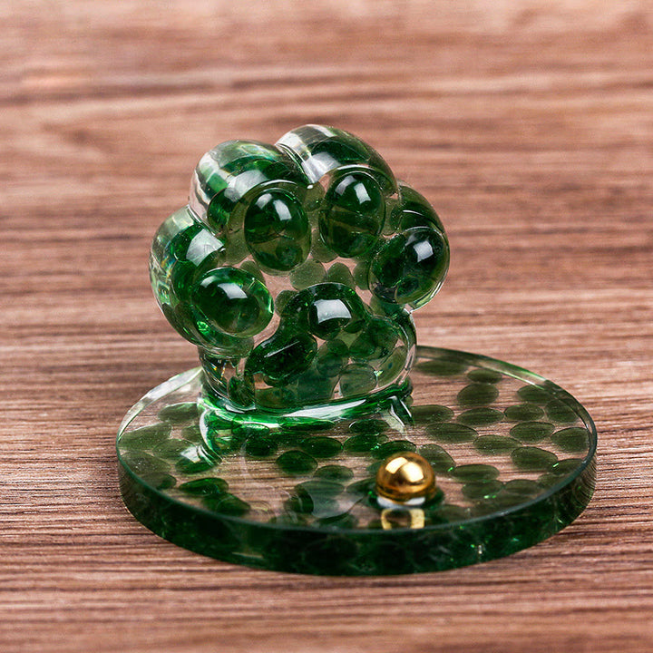 Soporte para teléfono móvil con forma de garra de gato de piedra natural epoxi de Olivenorma
