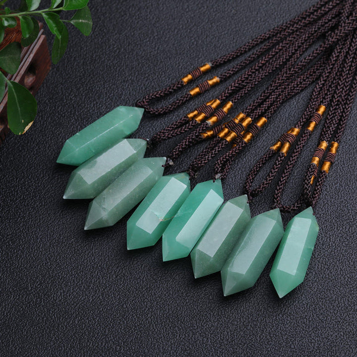 Collar curativo de amatista de cristal natural de Olivenorma
